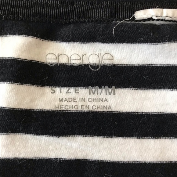 BLACK And White V Neck T Shirt | M - Picture 4 of 5